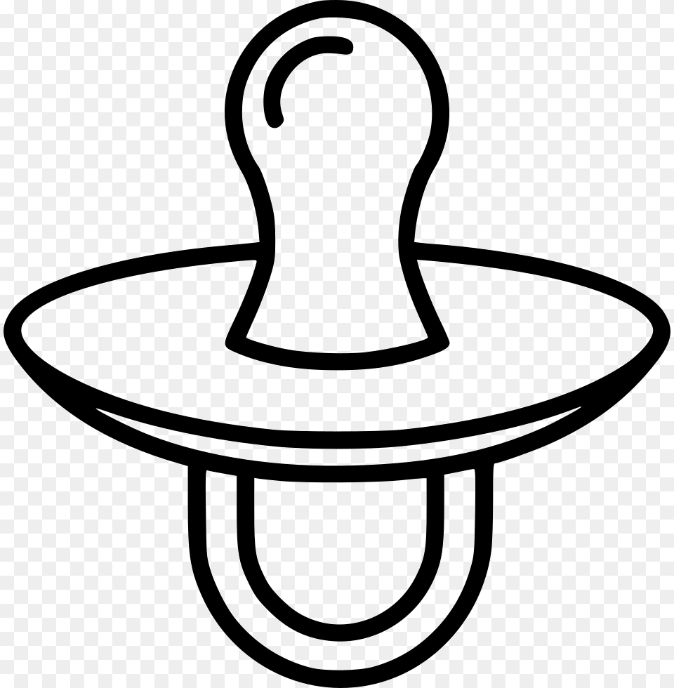 Pacifier Comments Line Art, Clothing, Hat, Sombrero Free Png