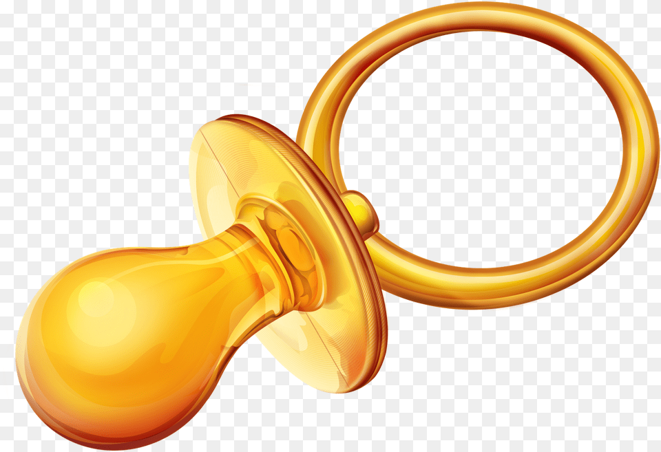 Pacifier Download Image With Gold Pacifier Clipart, Appliance, Ceiling Fan, Device, Electrical Device Free Png