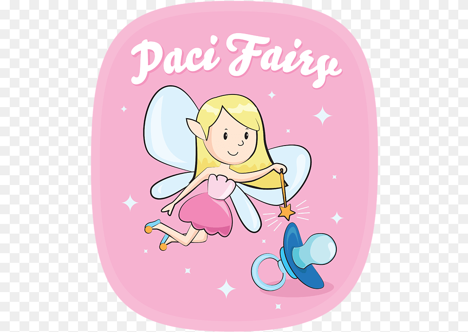 Pacifier Fairy For Girls Cute Paci Gift Idea Shower Curtain Fairy, Baby, Person, Face, Head Png Image