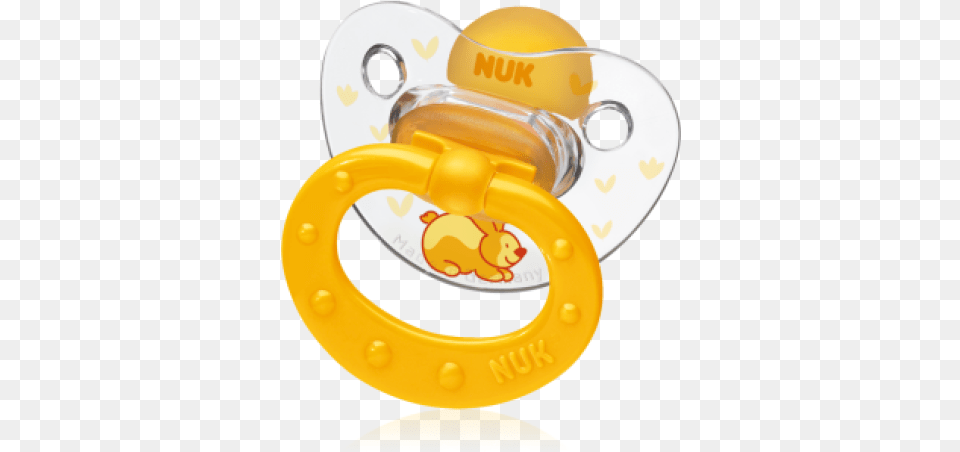 Pacifier Pacifier Yellow, Toy, Rattle, Disk Free Png Download