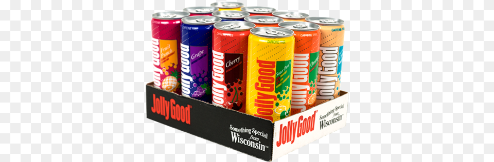 Pack Choose Flavor Jolly Good Soda, Can, Tin Png