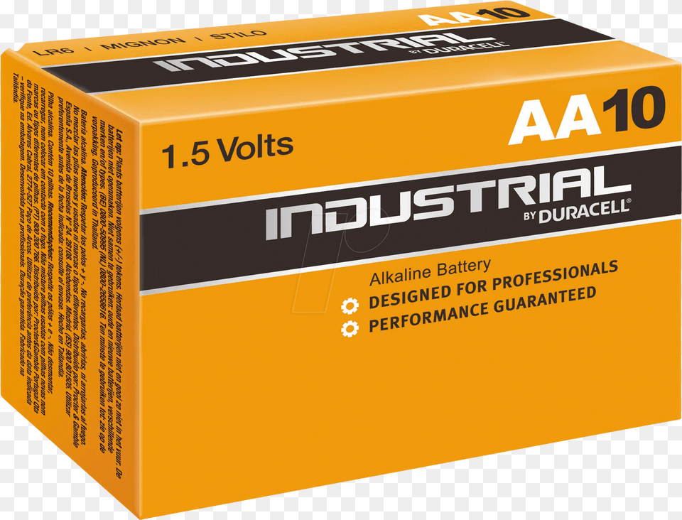 Pack Duracell Industrial1 Duracell Industrial Aa, Box, Cardboard, Carton, Package Png