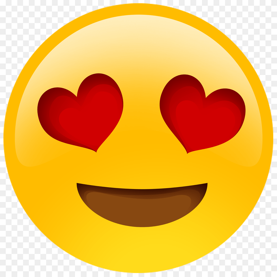 Pack Heart Eyes Emoji Mask Png