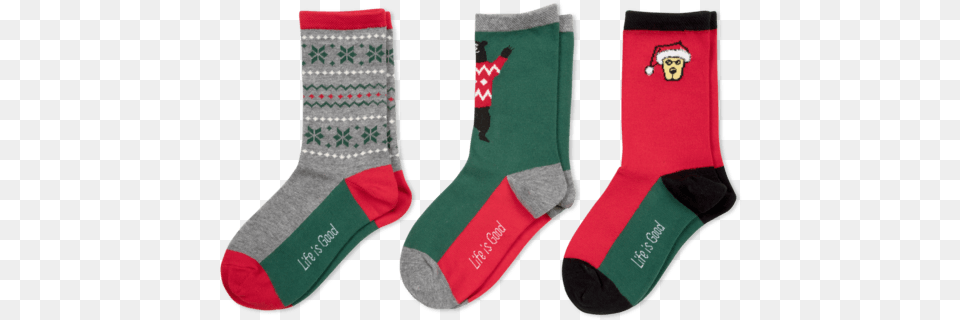Pack Kids Holiday Crew Socks Sock, Clothing, Hosiery, Christmas, Christmas Decorations Free Transparent Png
