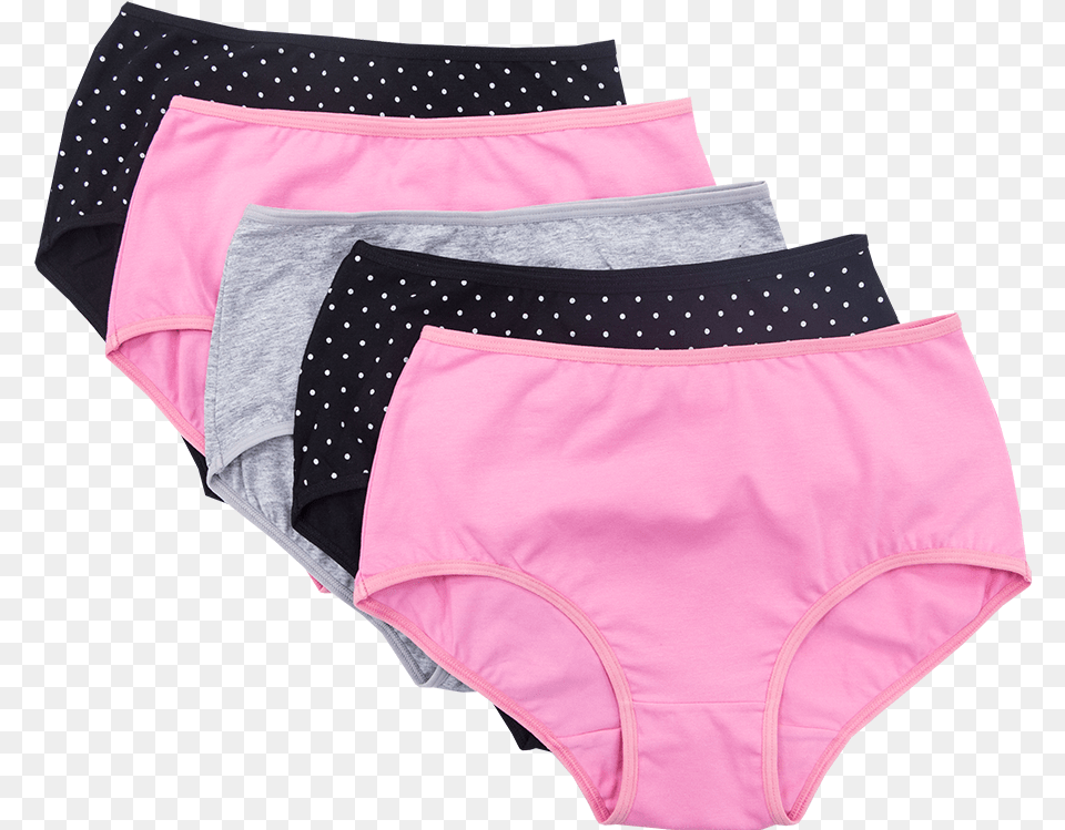 Pack Ladies Full Briefs Ladies Panties, Clothing, Lingerie, Underwear, Thong Free Png