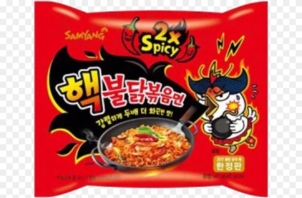 Pack Limited Edition Samyang 2x Spicy Hot Hot Chicken Flavor Ramen, Person, Food, Pizza Png Image