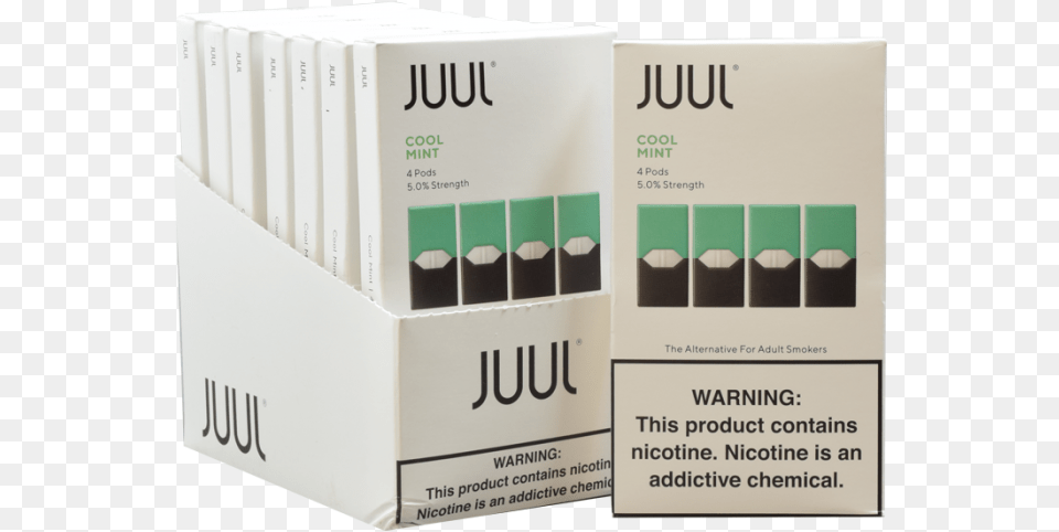 Pack Mint Juul Pods, Box, Cardboard, Carton Free Png