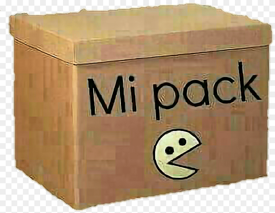 Pack Mipack Pacman Cajas Que Digan Pack, Box, Cardboard, Carton, Package Png