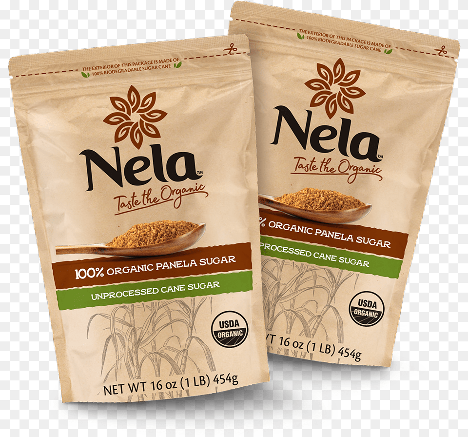 Pack Of 1lb Bags Of Nela Panela Sugar White Coffee, Powder, Food Free Png Download