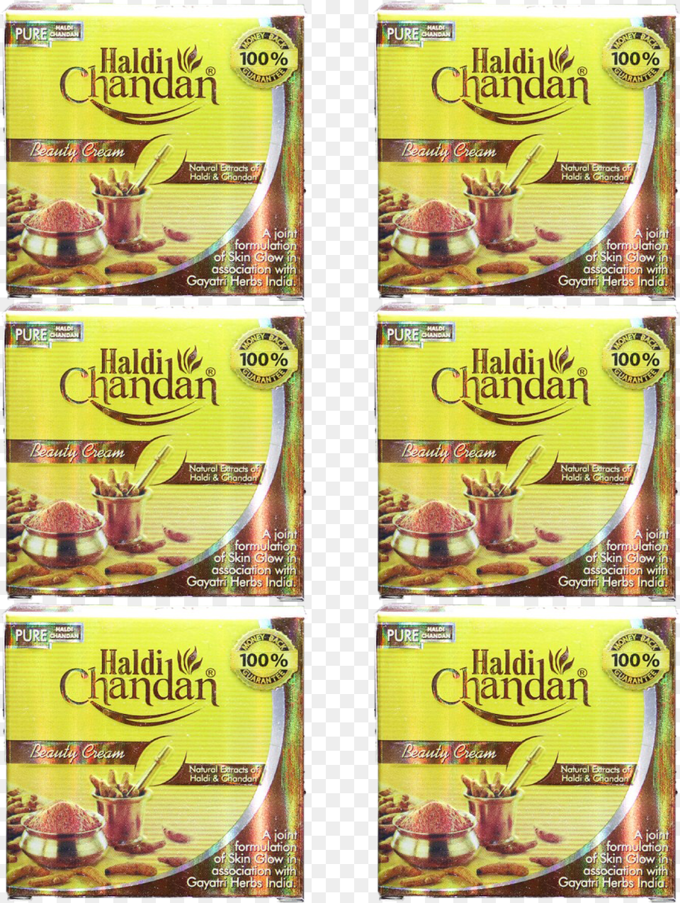 Pack Of 6 Haldi Chandan Cartoon, Aluminium, Tin Png