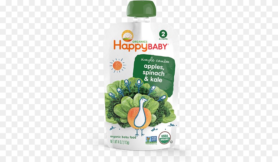 Pack Of Happy Baby Simple Combos Stage 2 Organic, Herbs, Plant, Herbal, Bottle Png Image