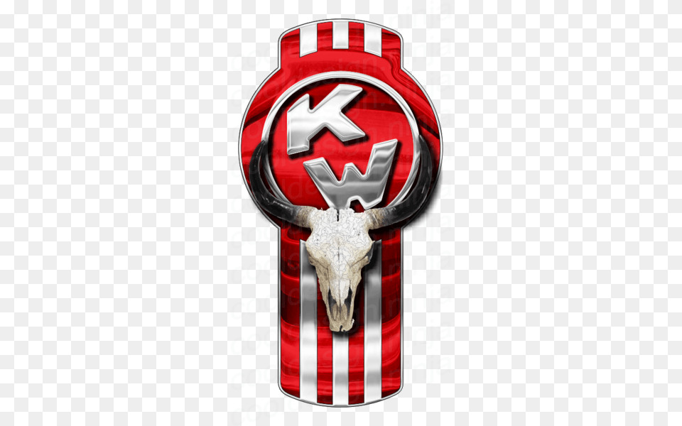 Pack Of Kenworth Bull Skull Emblem Skins Blue Kenworth Logo, Symbol, Dynamite, Weapon Png Image