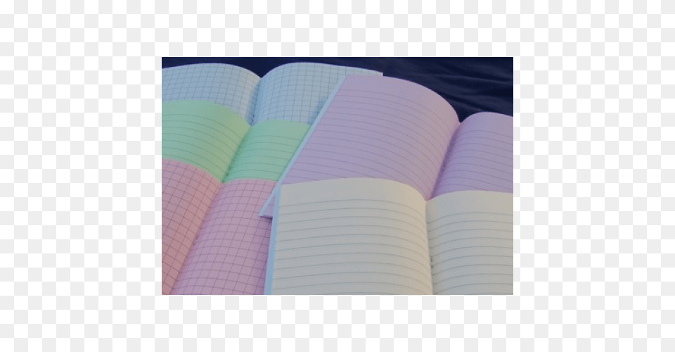 Pack Of Tinted Paper Squared Exercise Books, Book, Page, Publication, Text Free Png