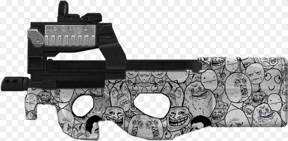 Pack P90 Memes 1 By Andrew P90 Point Blank, Firearm, Gun, Rifle, Weapon Png