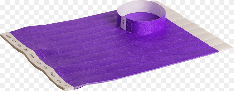Pack Purple Tyvek Wristbands Wristband, Tape, Home Decor Free Png Download