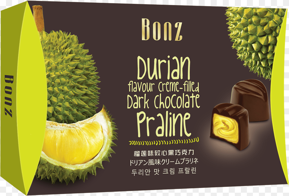 Pack Shot 88gm Creme Praline Durian Praline, Food, Fruit, Plant, Produce Png