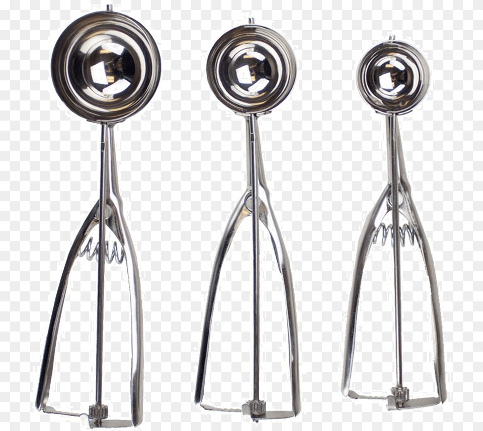 Pack Stainless Steel Mechanical Ice Cream Scoops, Cutlery, Spoon, Lighting, Accessories Free Png Download