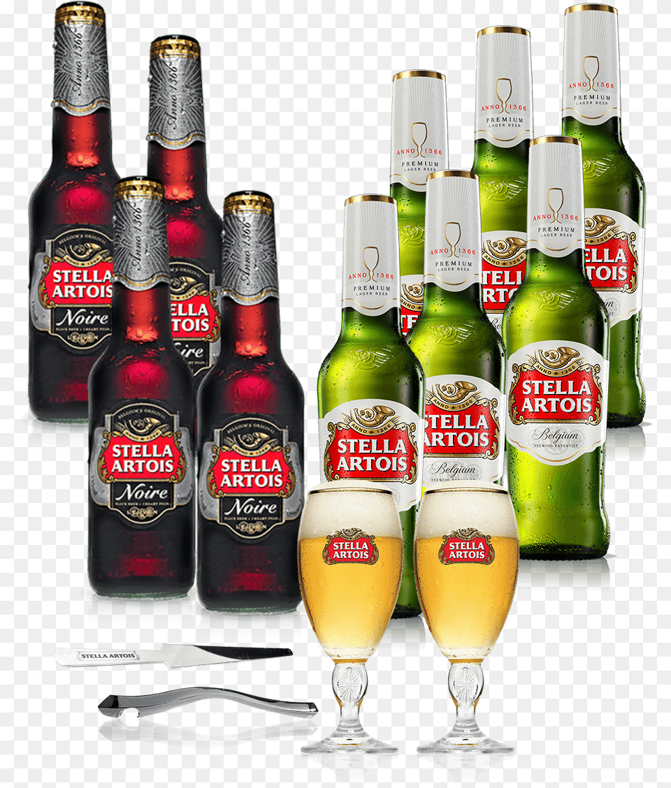 Pack Stella Artois V Stella Artois, Alcohol, Beer, Beer Bottle, Beverage Png