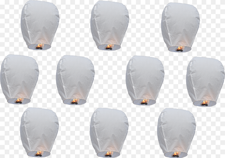 Pack White Premium Sky Lanterns Color Boxed White Sky Lanterns, Cushion, Home Decor, Paper Free Transparent Png