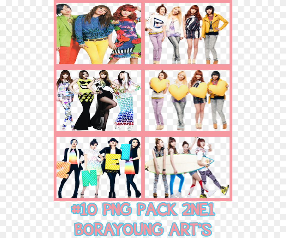 Pack With 2ne1 Scream Cddvd Limited Edition Type, Adult, Person, Woman, Female Free Png Download
