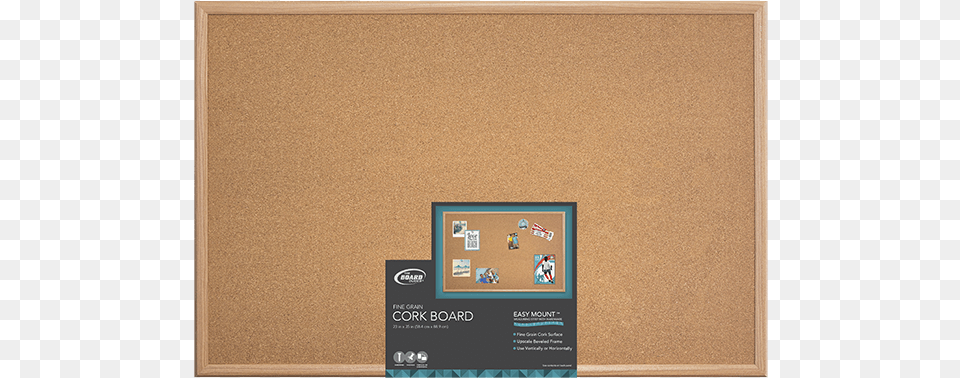 Package Board Dudes 23 Inch X 35 Inch Wood Style Frame Cork, Advertisement, Poster, Person Free Png Download