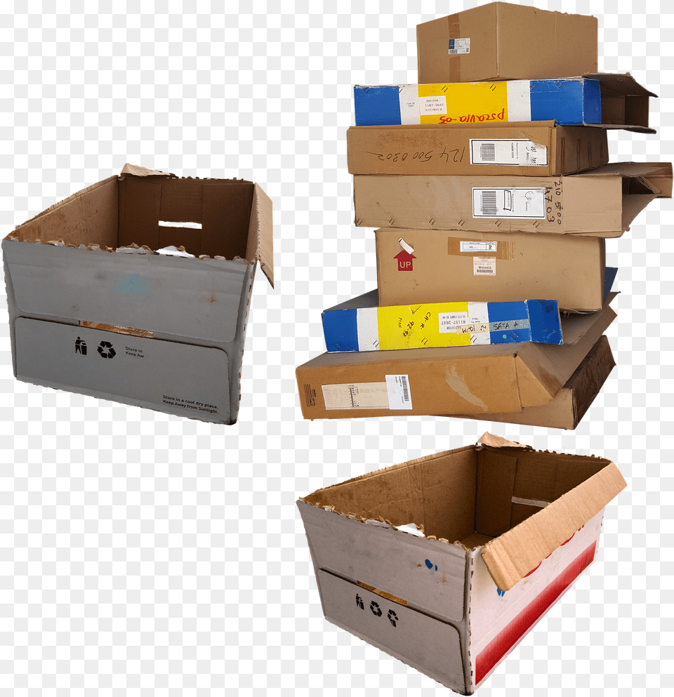 Package Box Recycle Carton Boxes, Cardboard, Package Delivery, Person Free Transparent Png