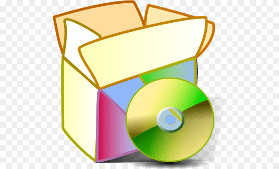 Package Box With Cd Dvd Colorful Box Clipart, Disk, Hot Tub, Tub Free Png