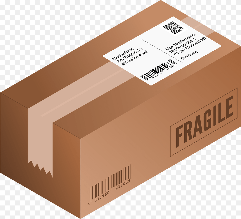 Package Clipart, Box, Person, Package Delivery, Carton Free Png Download