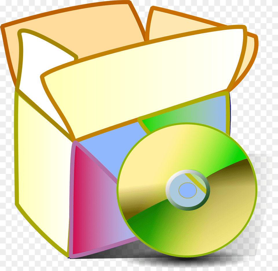 Package Clipart, Disk, Dvd, Box Free Png