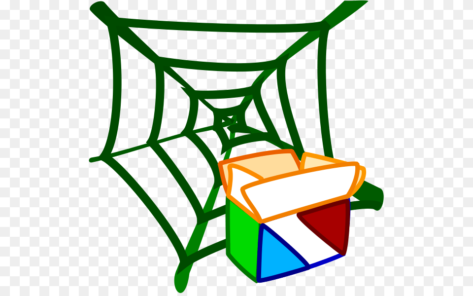 Package Network Clipart Green Spider Web, Bulldozer, Machine, Spider Web Free Png