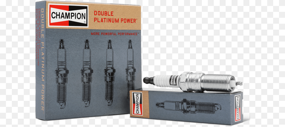 Package View Double Platinum Spark Plug By Champion Champion Spark Plugs, Adapter, Electronics, Machine Png