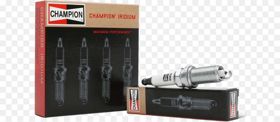 Package View Iridium Spark Plug By Champion Champion Spark Plugs, Adapter, Electronics Free Png