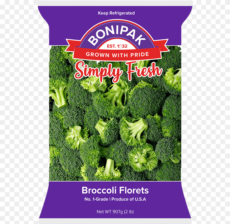 Packaged, Broccoli, Food, Plant, Produce Png Image