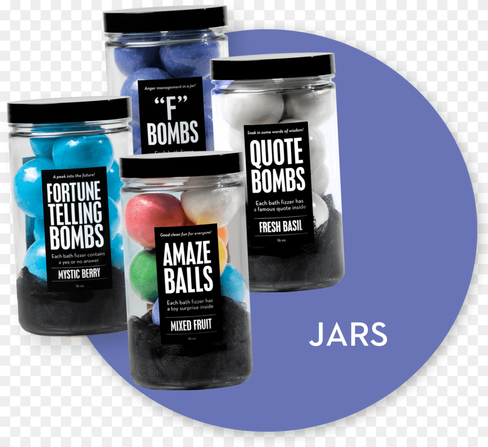 Packaged Bath Bomb Jars, Jar, Food, Jelly Free Transparent Png
