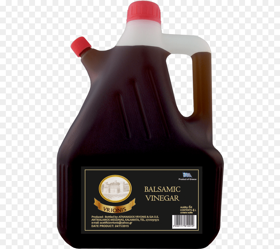 Packaging 4l Bottle, Food, Seasoning, Syrup, Cosmetics Png Image