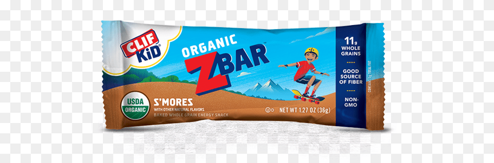 Packaging Clif Z Bar Iced Oatmeal Cookie, Boy, Child, Male, Person Free Png Download