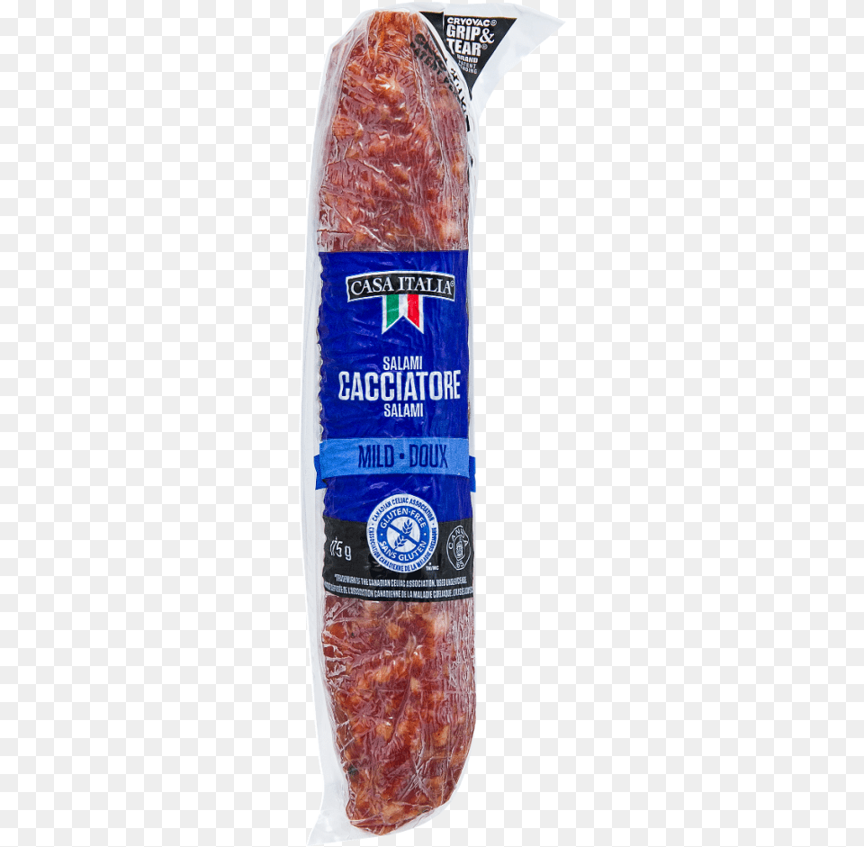 Packaging For Casa Italia Cacciatore Salami Cacciatore, Food, Meat, Pork, Ketchup Png