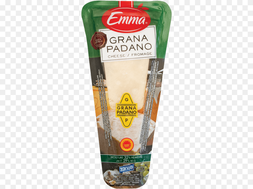 Packaging For Emma Grana Padano Wedges Grana Padano Cheese Brand, Food, Can, Tin Png
