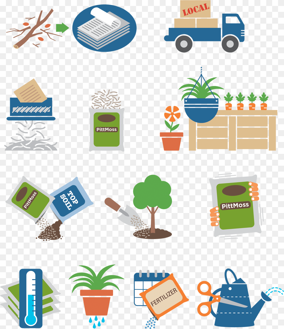 Packaging Icons By Ron Magnes, Plant, Potted Plant, Jar, Planter Free Transparent Png