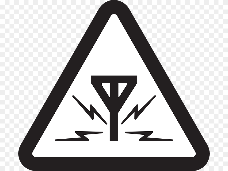 Packaging Information Warning Interference Logo, Sign, Symbol, Triangle, Road Sign Png