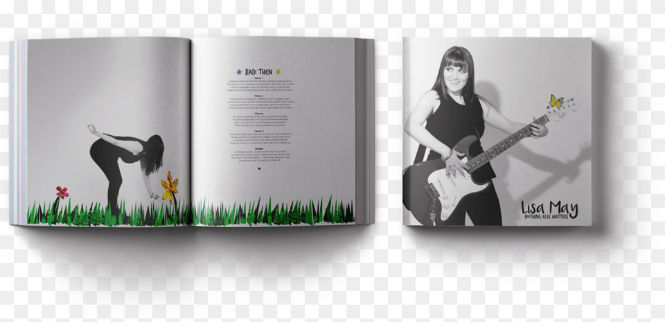 Packagingalbum Design Amp Book Design Graphic Design, Publication, Adult, Person, Musical Instrument Free Png Download