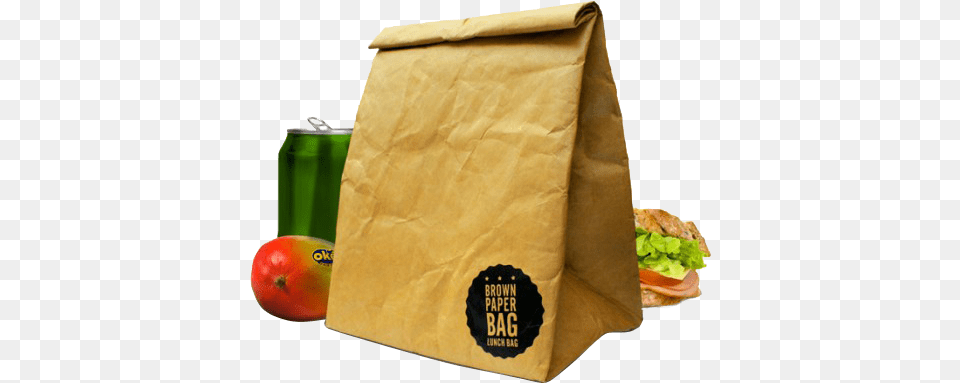 Packed Lunch Brown Bag, Burger, Food, Meal, Shopping Bag Free Transparent Png