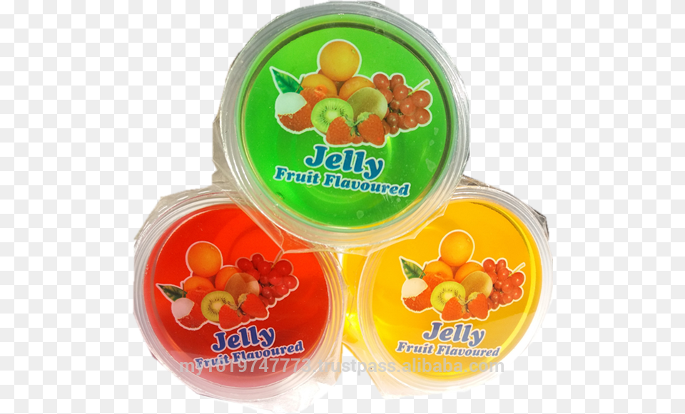 Packed Mix Fruit Jelly 130 G X 3 Cup Seedless Fruit, Food, Can, Ketchup, Tin Free Png