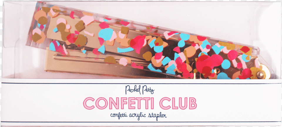 Packed Party Confetti Stapler Office, Pencil Box Free Transparent Png