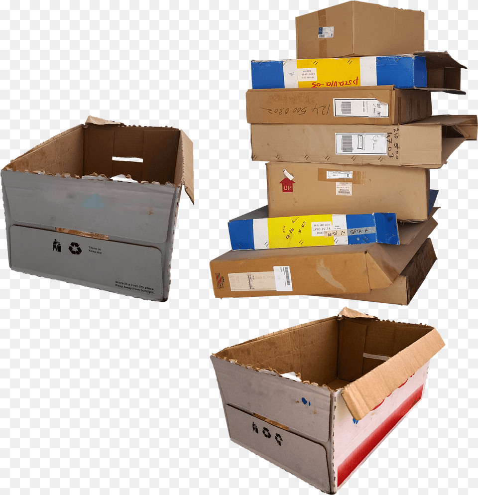 Packing Tips For Moving Like A Pro Cento Family Cardboard Trash Transparent Background, Box, Carton, Package, Package Delivery Free Png