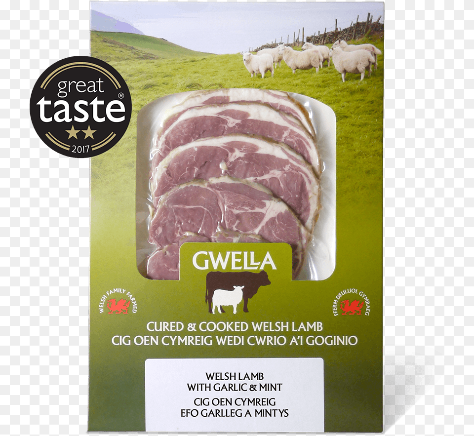 Packs Front Lamb Garlic Mint Gt Gwella Lamb, Pork, Meat, Food, Advertisement Free Transparent Png