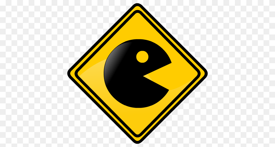 Pacman, Sign, Symbol, Road Sign, Disk Free Png Download