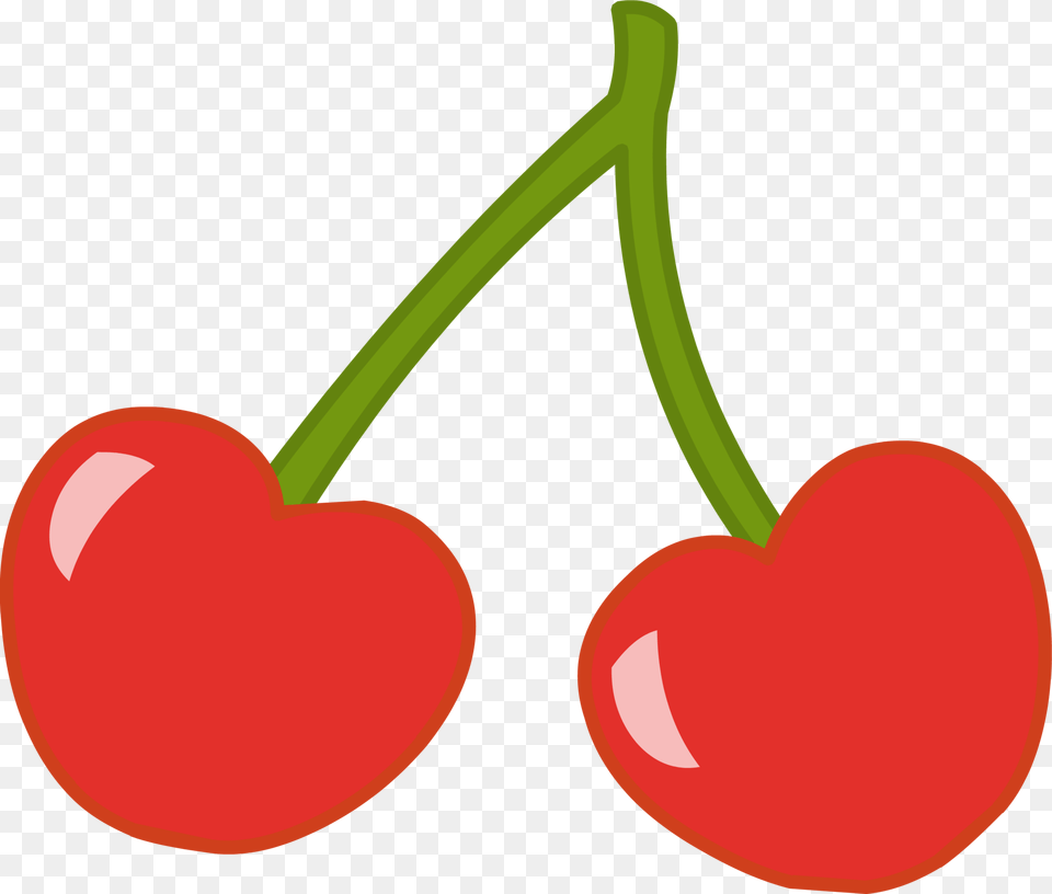 Pacman Clipart Cherry Cherry Clipart, Food, Fruit, Plant, Produce Png Image