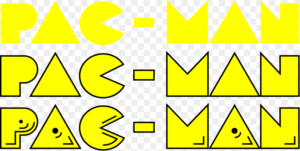 Pacman Clipart Pac Man Font, Sign, Symbol Free Png Download