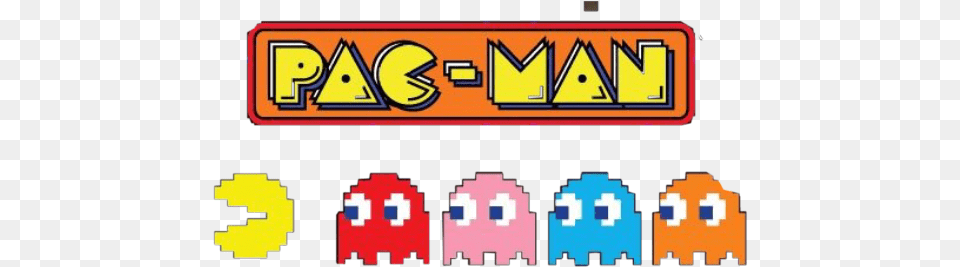 Pacman Games Videogames Vintage Freetoedit Pac Man Logo, Pac Man Png Image
